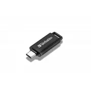 Verbatim Retractable  128Gb Usb 3.2 Gen 1 Usb-C 49459 Flash atmiņa
