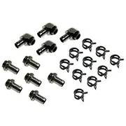 Wasseranschluss-Set Fitting 10Mm gerade/gewinkelt - black Wabu-025  Joinedit50233717