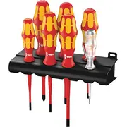 Wera 160 iS / 7 rack screwdriver set - Kraftform Plus  voltage tester 05006480001 160/1S/7 We05006480001