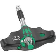 Wera 411 A Ra T-Handle adapter screwdriver with ratchet function Black/Green  1/4 ball lock 05023460001 W05023460001 We05023460001