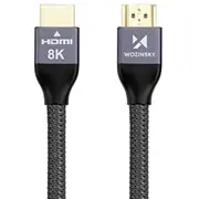 Wozinsky cable Hdmi 2.1 8K 60 Hz 48 Gbps  4K 120 2K 144 3M silver Whdmi-30 5907769300899 Whdmi 30 70057-Uniw kabelis video audio