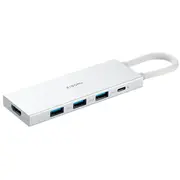 Xiaomi 5-In-1 Type-C Hub  Usb hub Type-C/Usb-A x 3/Hdmi Bhr8804Gl 6941812791639 57780 Xmds05Ym centrmezgli