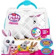 Zuru Pets Alive - Mama Bunny  Baby Surprise Plush Toy Assorted Item 4894680036413 9554 S2450131 bērnu rotaļlieta