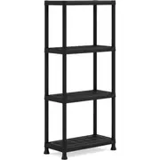 4 limenu plaukts Shelf 60 with shelves 60X30X135Cm melns 8013183008055  236830 240620 Dārza mēbeles