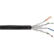  Inline Kabel instalacyjny S/Ftp Pimf Cat.7A Awg 23 1200 Mhz Pe Black 500M 70500P tīkla kabelis