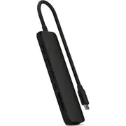 Adapter Satechi 7-In-1 Slim Multiport with Ethernet Usb-C / 2X Usb-A  Pd Hdmi 4K Micro/Sd Sth160 810086360642 Joinedit68788394 Usb centrmezgli