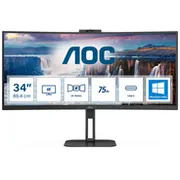 Aoc Led Curved-Display Value-Line Cu34V5Cw/Bk - 86.4 cm 34 3440 x 1440 Wqhd  Cu34V5Cw monitors