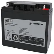 Aritech Battery 12 V  18 Ah 2Pk 5713192106317 Bs131N
