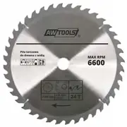 Awtools Pila tarczowa do drewna 500 x 30/22/16Mm 40Z Aw48494  Elektriskais zāģis