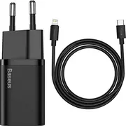 Baseus Tzccsup-B01 mobile device charger Black Indoor  6953156230057 66709-Uniw iekārtas lādētājs
