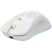 Belaidė itin lengva žaidimų pelė Deltaco Gaming Baltas Line 70G svorio  Rgb Spcp6651 400-6400 Dpi 1000 Hz balta / Gam-120-W Gam 120 W Datora pele