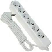 Belight Extension Cord with 6 sockets Earthed 3M 5901854565507  elektrības pagarinātājs