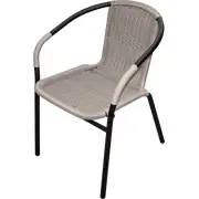 Besk Krēsls pīts metāla 55X56X74 melns  4750959024096 Dārza mēbeles