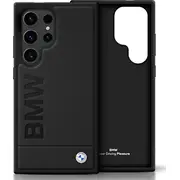 Bmw Leather Big Wordmark Aizsargapvalks Priekš Samsung Galaxy S25 Ultra  Bmhcs25Lsllbk Bmw000983-0 maciņš apvalks mobilajam telefonam
