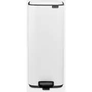 Brabantia Bo Pedal Bin 30L - White  8710755236921 atkritumu tvertne