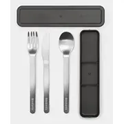 Brabantia Make  Take galda piederumu komplekts dark grey 206641 8710755206641 Virtuves piederumi