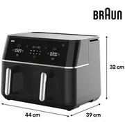 Braun Twincook 5 Td5030I 10 l black  8021098005885 0X12500020 Fritēšanas iekārta