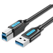 Cable usb 3.0 impresora vention coobi tipo-b macho 3M negro  Coobi