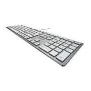 Cherry Tas Kc 6000 Slim Corded Be-Layout silber/weis  Jk 1600Be 1 4025112094422 klaviatūra