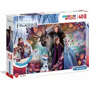 Clementoni Puzzle 40 podlogowe Super kolor Frozen 2 349604 8005125254644  Joinedit21998929 puzle puzzle