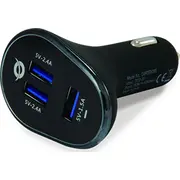 Conceptronic Ladegerat  3-Port Usb Car Charger 31.5W Carden06B