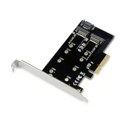 Conceptronic Pci Express Card 2-In-1 M.2 Ssd Pcie  Emrick04B