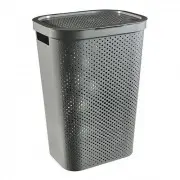 Curver Velas kaste Infinity Recycled 60L 44X35X60Cm tumsi peleka 0804754G43  3253924754161 245662 Crv245662 Vannas istabas piederumi