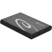 Delock 42610 storage drive enclosure 2.5 Hdd/Ssd Black  Drive cases 42610 cietā diska korpuss