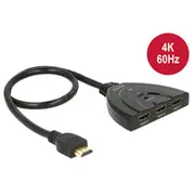 Delock 18600 Hdmi Video-Switch  kabelis video audio