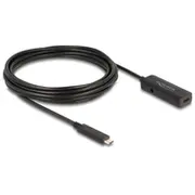 Delock Aktives Usb 10 Gbps Verlangerungskabel Type-C 5 m  80028 kabelis vads