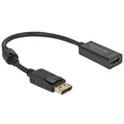 Delock Displayport Adapter Dp - Hdmi Buchse 4K Passiv schwa  63559 adapteris