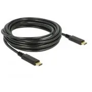 Delock Kabel Usb 2.0 C  4.0M 3A schwarz 83868 kabelis vads