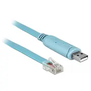 Delock Rs-232 Konsolenkabel  Usb-A Stecker Rj45 2M 64185 adapteris