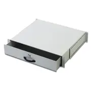 Digitus Dn-19 Key-2U 2U lockable drawer color grey Ral 7035  Dn 19 Key aksesuārs datorkorpusiem