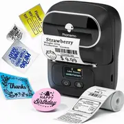 Drukarka etykiet Phomemo Termiczna Bluetooth Etykiet Samoprzylepnych Naklejek M110 / Czarny Sb8446 5907743349166  Joinedit63501140