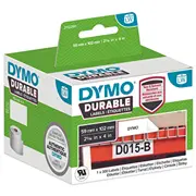 Dymo Registered  Original Etikett fur Labelwriter Trademark 59Mm x 102Mm weis permanent haftend 1 Rolle a 300 Etiketten 2112290 653254 papīrs