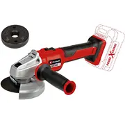 Einhell cordless angle grinder Axxio 18/125 Q Red/Black  without battery and charger 4431151 E4431151