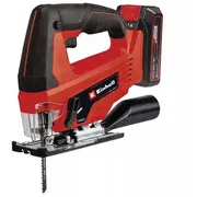 Einhell Power X-Change cordless jigsaw Tc-Js 18/70 Li  18 Volt red/black Li-Ion battery 2.5 Ah E-Box Basic case 4321280 14196768 E4321280 O4006825679519