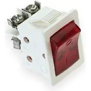 Elgotech Lacznik kolyskowy z podswietleniem /Zaciski srubowe/ bialy Lkd-2N-1 5902694002115  Joinedit15727880