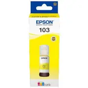Epson 103 Ecotank Yellow Ink Bottle 8715946655871  3151343 C13T00S44A datortehnikas aksesuārs