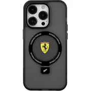 Ferrari Ring Stand Magsafe Back Case Aizsargapvalks Priekš Apple iPhone 15  Fehmp15Suscak 13296697 3666339170882 maciņš apvalks mobilajam telefonam