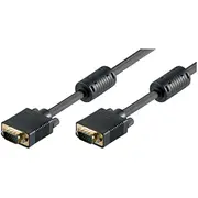 Goobay Full Hd Svga monitor cable  gold-plated Vga Black 2 m 4040849501357 kabelis video audio