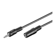 Goobay Headphone and audio Aux extension cable 3-Pin 3.5 mm 50090 5 m  7000938 kabelis video