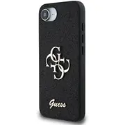 Guess Pu Fixed Glitter 4G Metal Logo Case Aizsargapvalks priekš Appe iPhone 16E Guhcpse4Hg4Sgk 3666339453435  Joinedit70921760 maciņš apvalks mobilajam telefonam