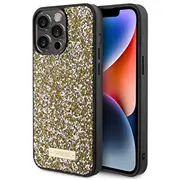 Guess Rhinestone Metal Logo Case for Apple iPhone 15 Pro  1052314 152946-Uniw Gsm176182 Gue003117-0 Guhcp15Xpfgsbsd