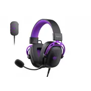 Havit H2002CU - gaming headphones Black and purple  H2002CUbp austiņas