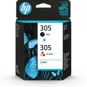 Hp 305 - 2-Pack black  color Cyan magenta yellow original ink cartridge 6Zd17Ae Magenta 1792020 6Zd17Ae301 Hp6Zd17Ae Ihp6Zd17Aeqg kārtridžs