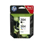 Hp Ejb05Ae ink cartridges black/3 colors No. 304  3Jb05Ae 3Jb05Ae301 kārtridžs