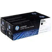 Hp Toner black Hp83Ax2Cf283Ad  Zestaw 2Xbk 2Xcf283A Cf283Ad toneris