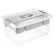 Kaste ar vaku un organaizeru organizer box Henri 29X41X20Cm 16L gaisi peleka/caurspidiga 4052396112184 